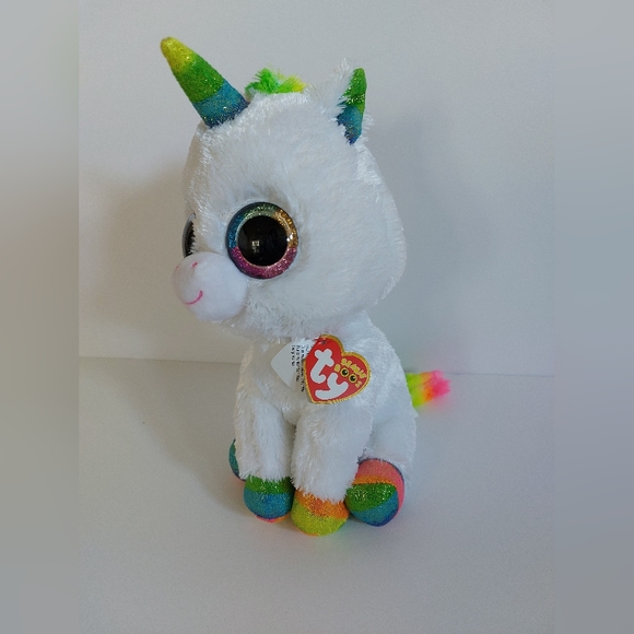 Pixie Ty Rainbow Unicorn Beanie Boo - Picture 2 of 4